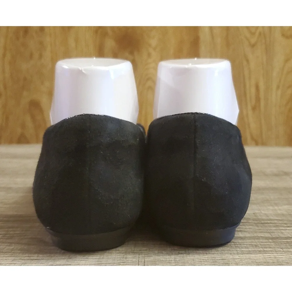 Clarks Bendables Leather Flat Shoes Women's Size‎ 8 Black